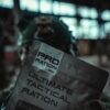 a person holding a package